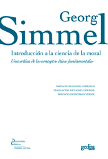 INTRODUCCIÓN A LA CIENCIA DE LA MORAL - SIMMEL, GEORG