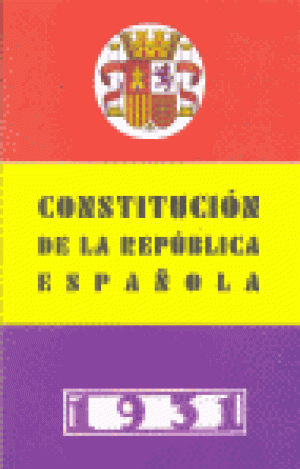 CONSTITUCIÓN DE LA REPÚBLICA ESPAÑOLA, 1931