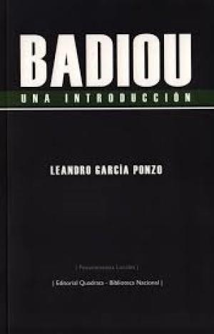 BADIOU. UNA INTRODUCCIÓN